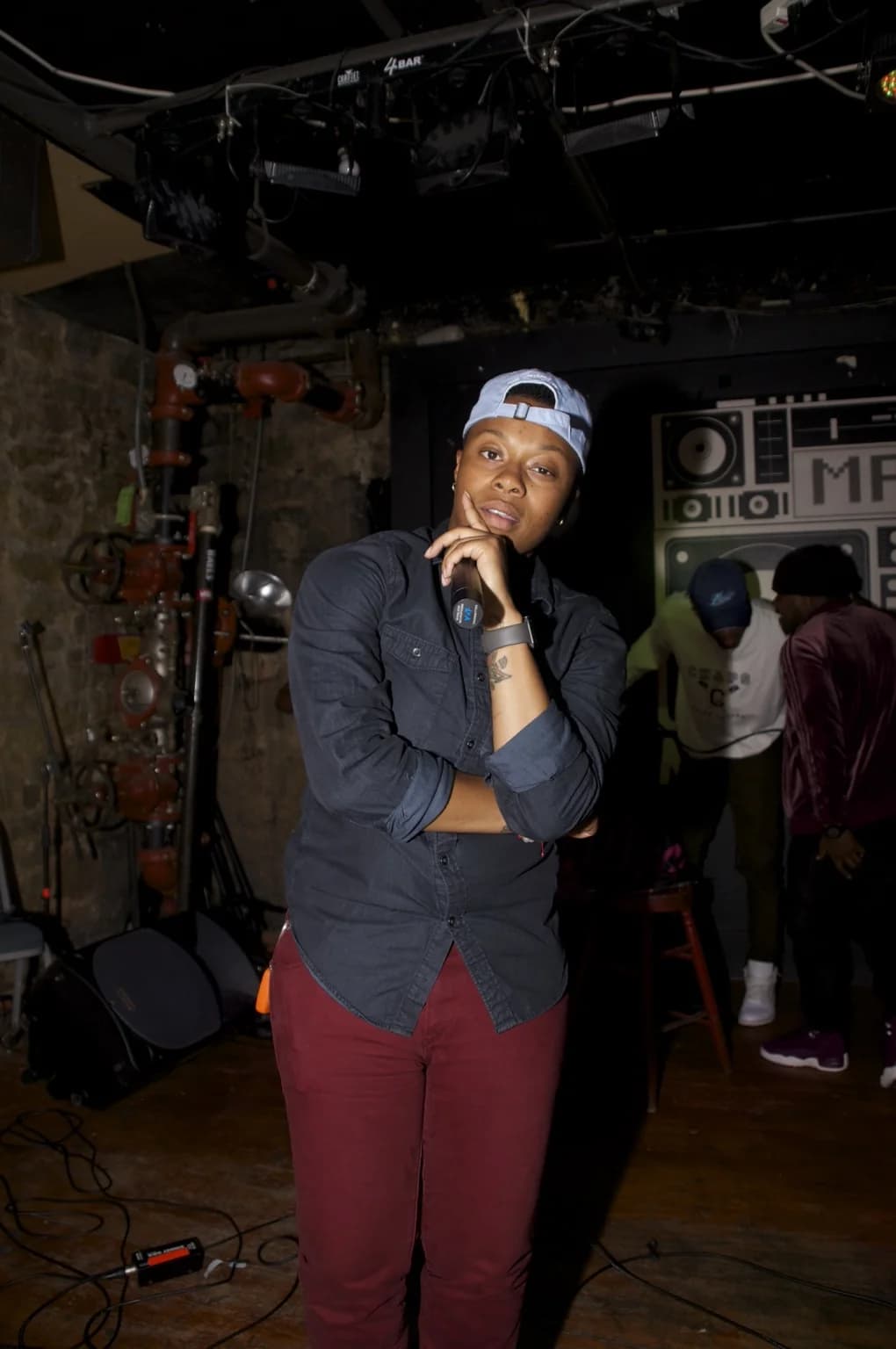 Dream Deferred host at a live event.